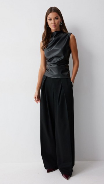 Люше Брюки 4214 Черный фото 5