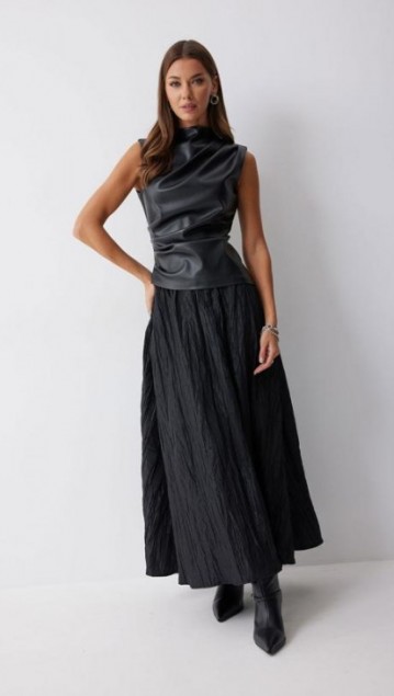 Люше Юбка 4215 Черный 