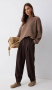 Люше Брюки 4218 Коричневый фото 7