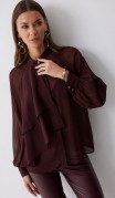 Люше Блузка 4221 Бордо фото 2