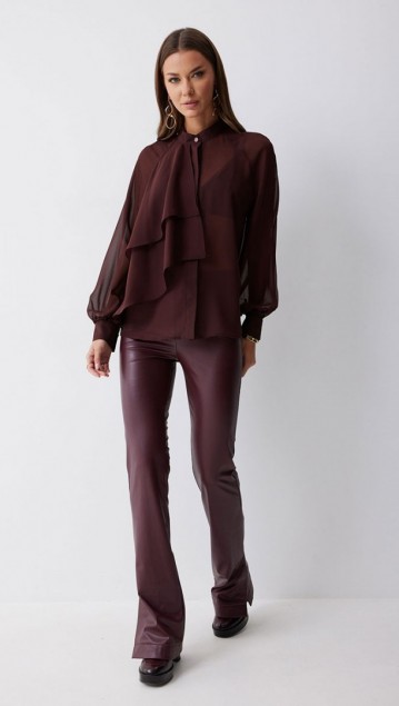 Люше Блузка 4221 Бордо фото 6