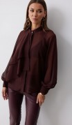 Люше Блузка 4221 Бордо фото 5