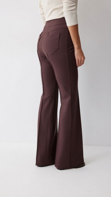 Люше Брюки 4222 Коричневый фото 3