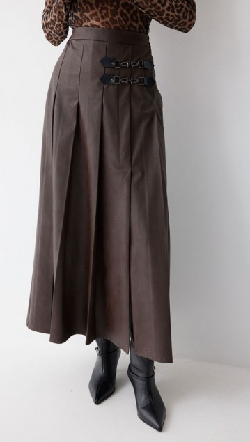 Люше Юбка 4223 Коричневый фото 2
