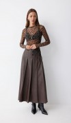 Люше Юбка 4223 Коричневый фото 5