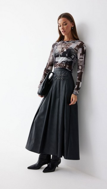 Люше Юбка 4223 Черный фото 6