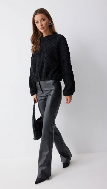 Люше Джемпер 4226 Черный фото 5