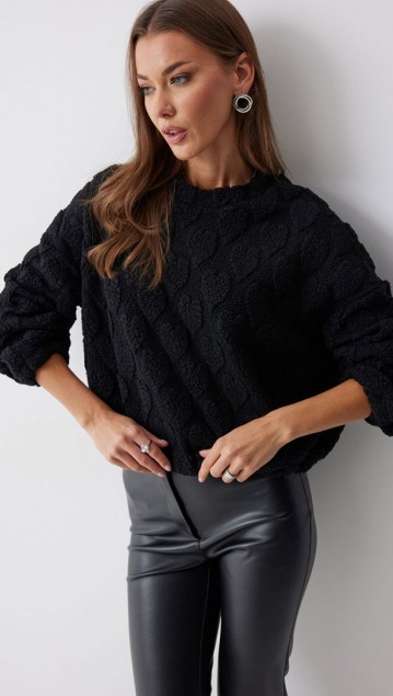 Люше Джемпер 4226 Черный 