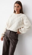 Люше Джемпер 4226 Молоко фото 4