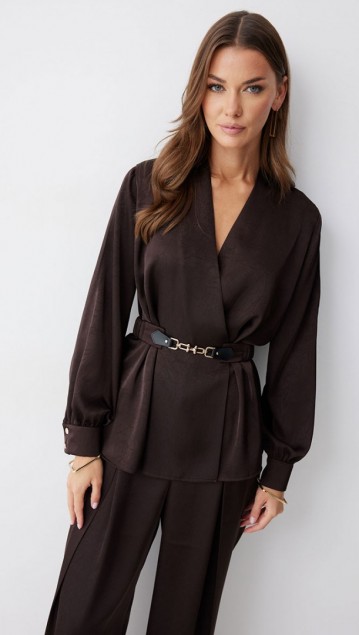 Люше Костюм 4227 Коричневый фото 6