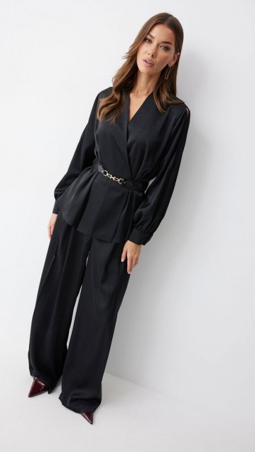 Люше Костюм 4227 Черный фото 5