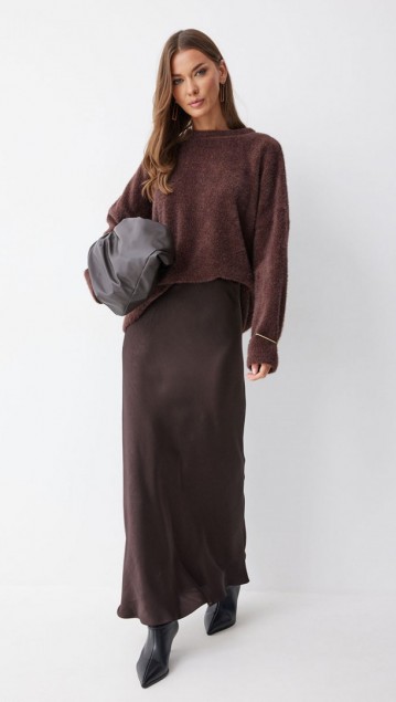 Люше Джемпер 4231  Коричневый фото 4