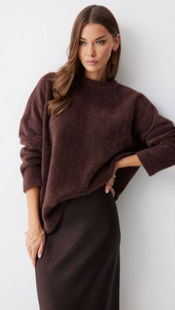 Люше Джемпер 4231  Коричневый 