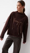 Люше Джемпер 4242 Коричневый фото 4