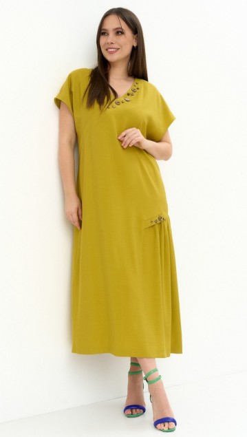 Magia Mody Платье 2251  Горчица 