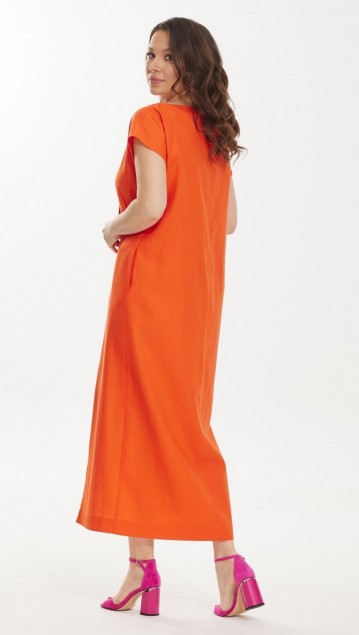 Magia Mody Платье 2443 Оранжевый фото 4