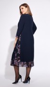 Milora Платье 758  синий+цветы фото 2