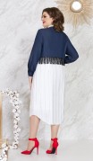 Mira Fashion Платье 5069 Белый, синий фото 3