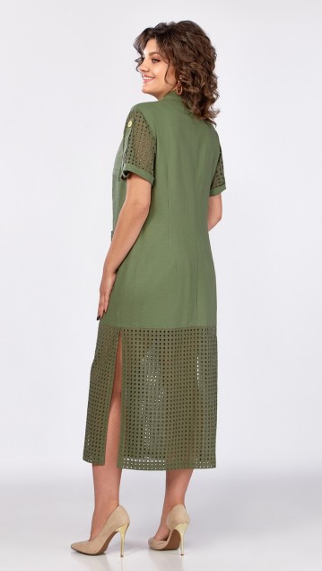 Mira Fashion Платье 5558 Хаки фото 4