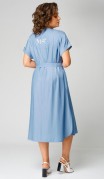 Мишель стиль Платье 1285 Джинсовый фото 2