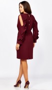 Мишель стиль Платье 1336 Винный фото 5