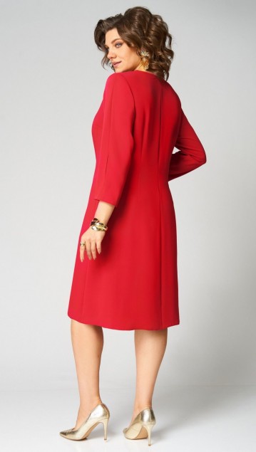Мишель стиль Платье 1337 Красный фото 5