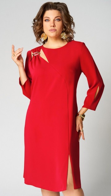 Мишель стиль Платье 1337 Красный фото 6