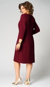 Мишель стиль Платье 1337 Винный фото 2
