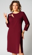 Мишель стиль Платье 1337 Винный фото 3