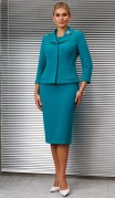 Мода Юрс Костюм 2370 Бирюзовый фото 5