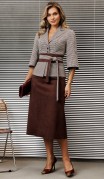 Мода Юрс Комплект 25-2618-0 Каштан + молоко фото 2