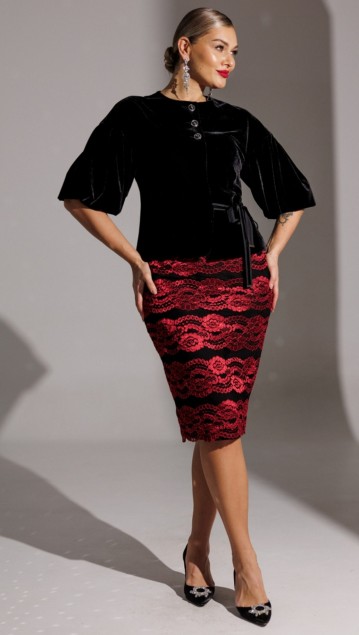 Мода Юрс Костюм 25-2623 Красный фото 2