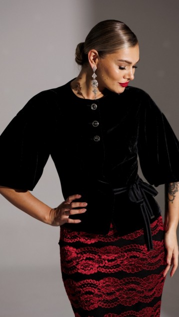 Мода Юрс Костюм 25-2623 Красный фото 5