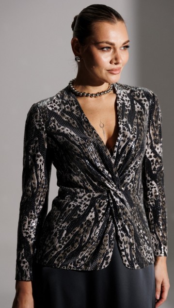 Мода Юрс Костюм 25-2881 Серый фото 4