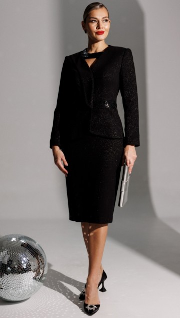 Мода Юрс Костюм 25-2888 Черный 