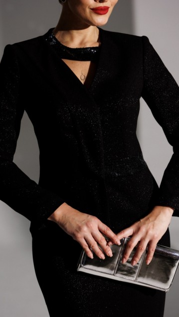 Мода Юрс Костюм 25-2888 Черный фото 5