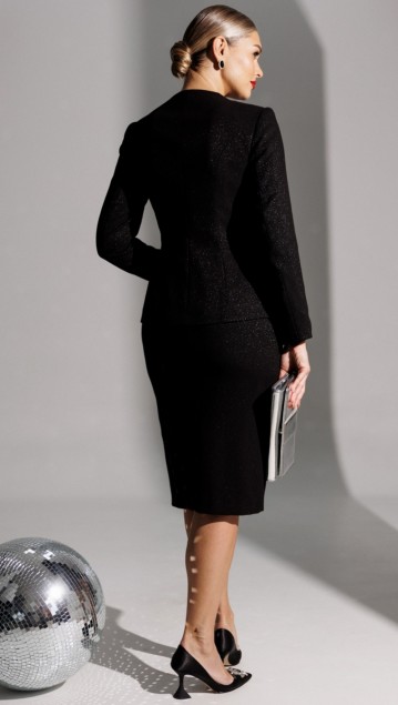 Мода Юрс Костюм 25-2888 Черный фото 3