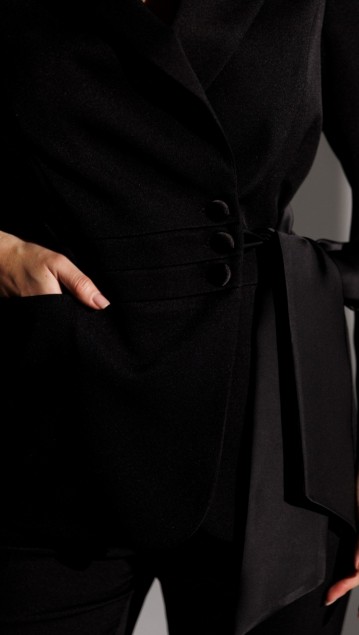 Мода Юрс Костюм 25-2938 Черный фото 4