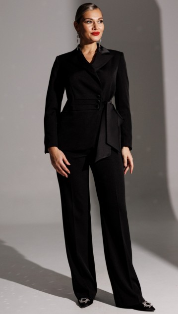 Мода Юрс Костюм 25-2938 Черный фото 3