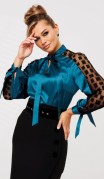 Мода Юрс Комплект 2509 Бирюза + черный фото 4