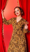 Мода Юрс Платье 2723-0 Леопард + принт фото 4