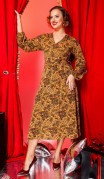 Мода Юрс Платье 2723-0 Леопард + принт фото 3