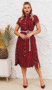 Мода Юрс Платье 2757 Бордо фото 2