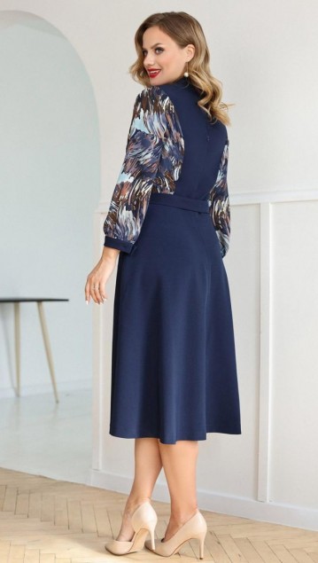Мода Юрс Платье 2770 Темно-синий фото 3