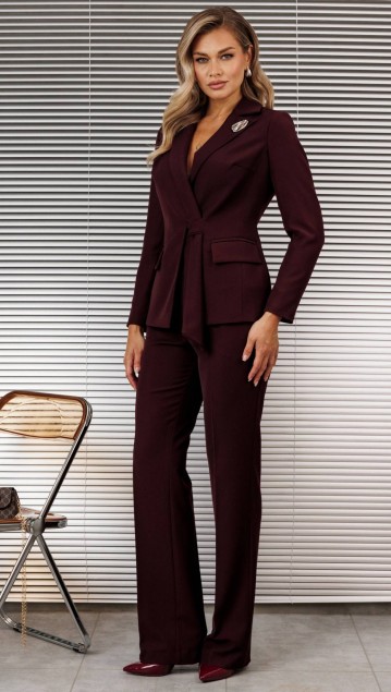 Мода Юрс Костюм 2934 Бордо 