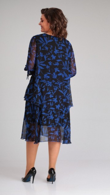 Мублиз Платье 105 Синий-черный фото 2