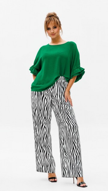 Мублиз Комплект 180 Зеленый+зебра фото 5