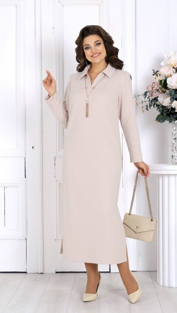 NINELE Платье 6009 Песочный фото 6