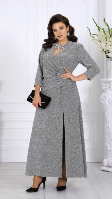 NINELE Платье 6077 Серебро фото 3