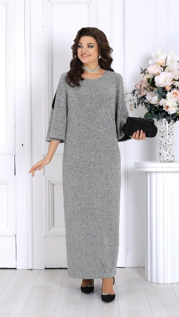 NINELE Платье 6083 Серебро 